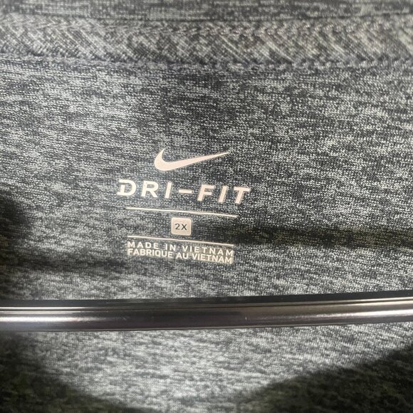 Nike Dri-FIT Legend Training T Shirt Womens 2X Plus Size Gray SS Crewneck - Picture 3 of 6